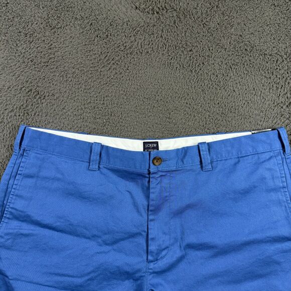 J Crew Shorts Mens 40 Blue Flex 5 Inch Inseam Chino Stretch Preppy Casual NWT - Picture 2 of 14